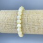 سوار صدف كرة ملساء، قطر 8mm±، طول 18cm± مطاطي