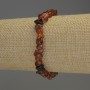 سوار من فتات الكهرمان 5-7×4mm±، الطول 18cm± مطاطي
