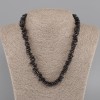 قلادة من فتات الجارنيت، الأبعاد 9-12×2-3 mm ±، الطول 45 cm ± مع قفل