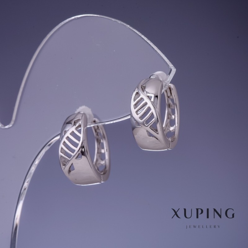 أقراط Xuping 16x6mm روديوم