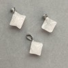 قلادة ميركابا كريستال صخري 10x10mm